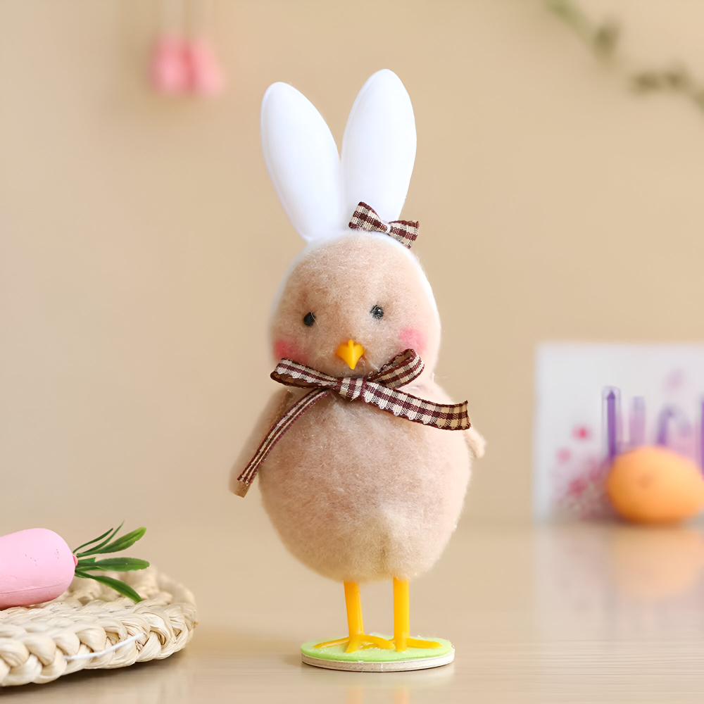 Plüsch - Osterküken mit Hasenohren im Schlupfei-Design