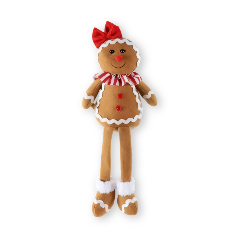 DolliLush - Lebkuchenmann Plüschpuppe Weihnachtsdeko aus