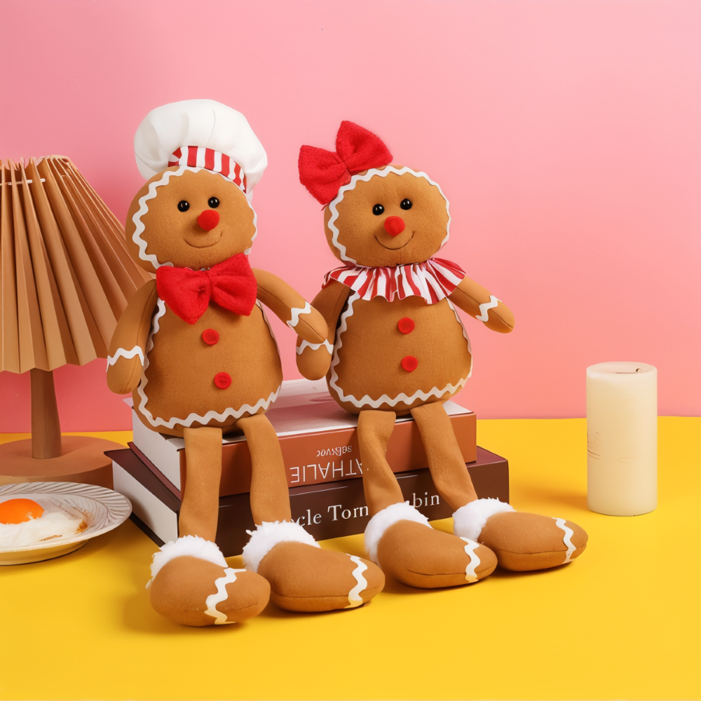 DolliLush - Lebkuchenmann Plüschpuppe Weihnachtsdeko aus