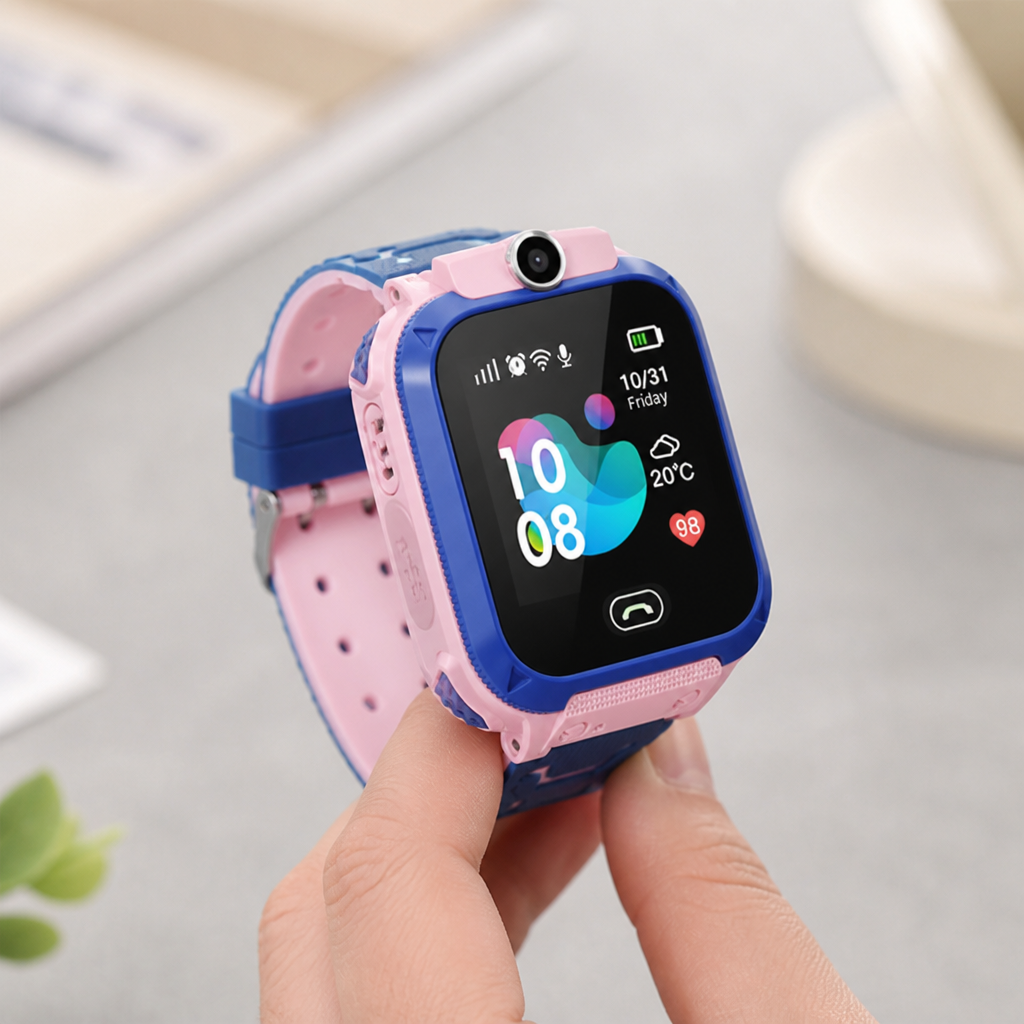 KidWatch – Kinder-Smartwatch mit GPS-Ortung, SOS-Taste und Kamera
