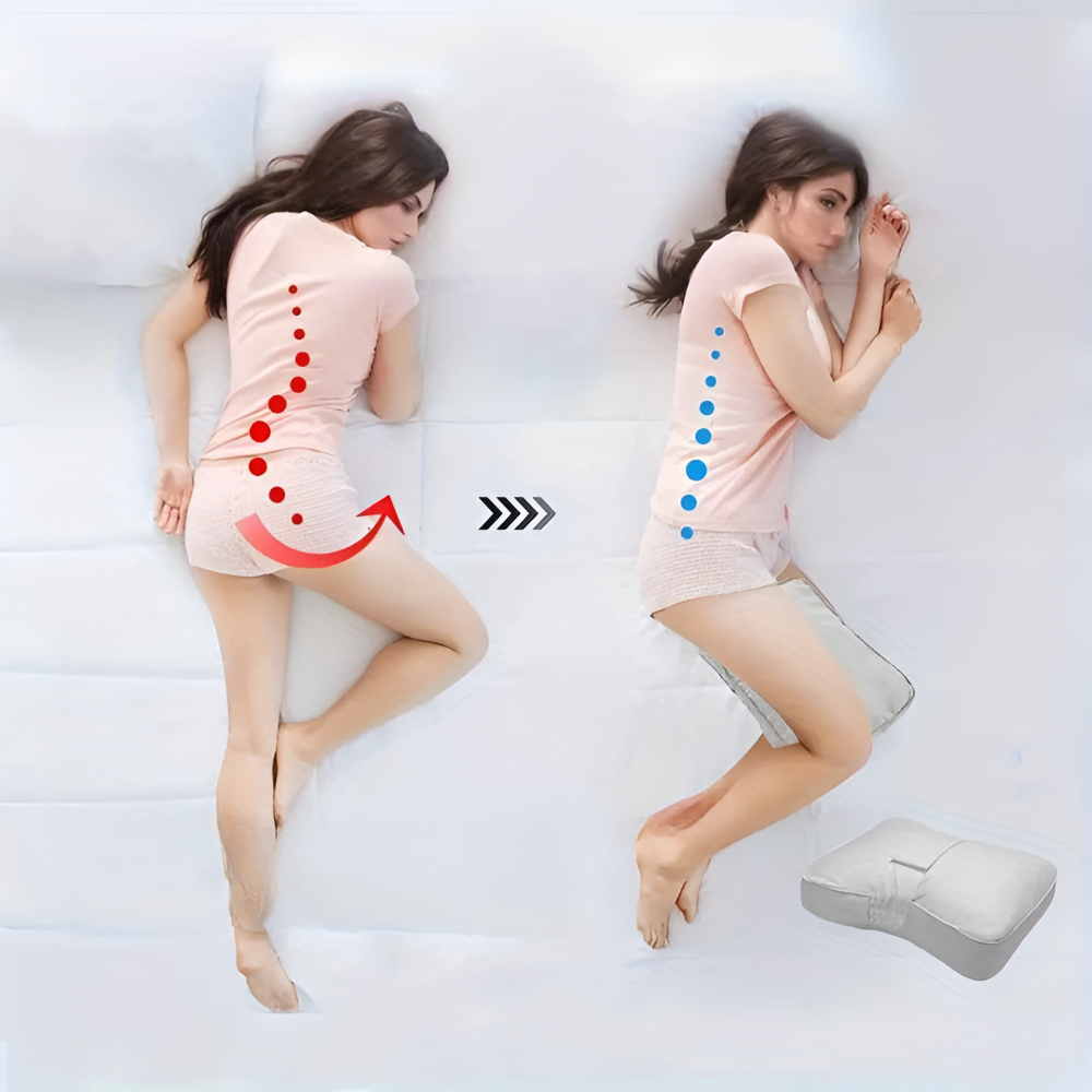 Ergonomisches Verstellbares Kniekissen – Orthopädisches Kniekissen für Seitenschläfer