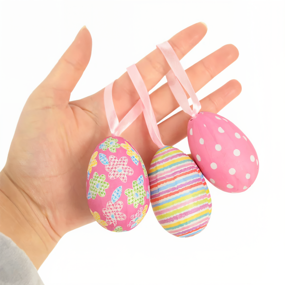 Bunte - Ostereier Hängedeko 12er Set