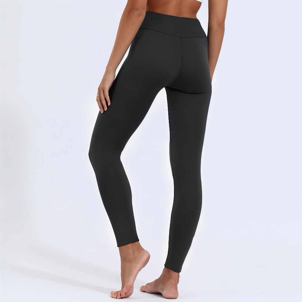 Damen - Fleece Leggings High Waist