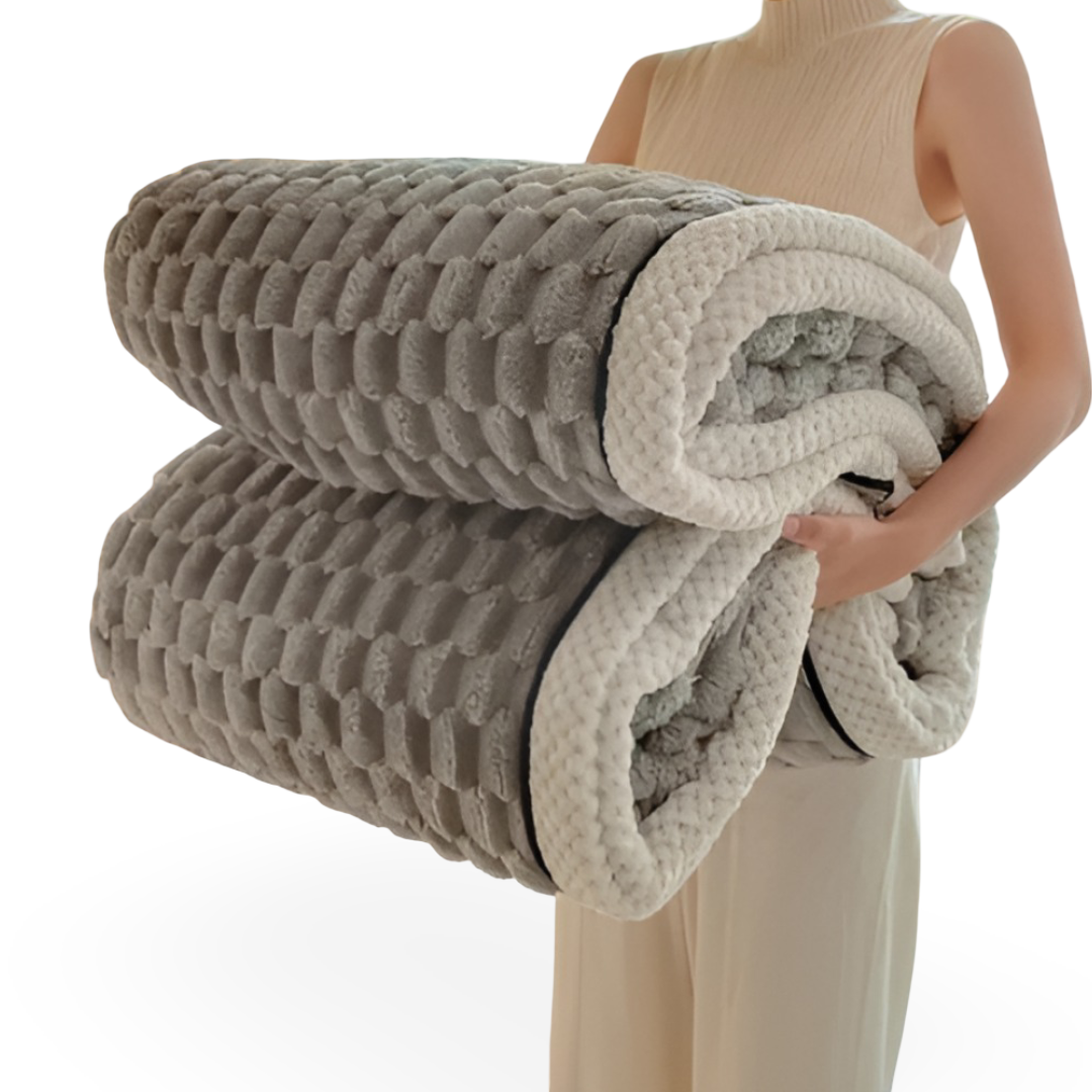 FleeceDream Premium Plüsch-Fleecedecke - warm und bequem für Couch, Bett und Reise