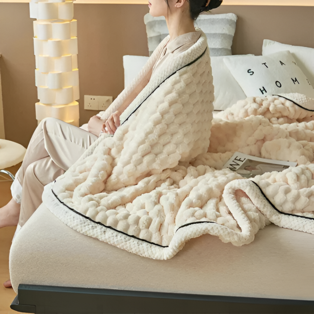 FleeceDream Premium Plüsch-Fleecedecke - warm und bequem für Couch, Bett und Reise