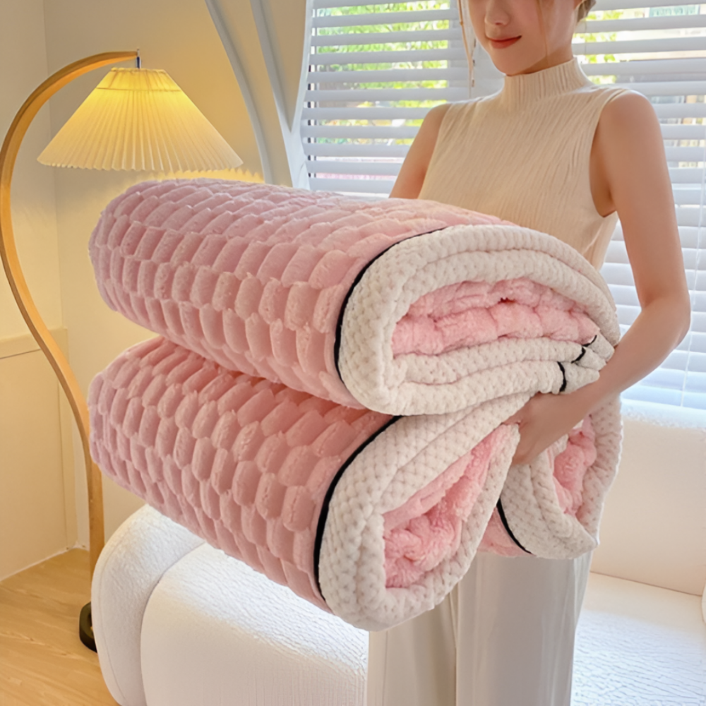 FleeceDream Premium Plüsch-Fleecedecke - warm und bequem für Couch, Bett und Reise
