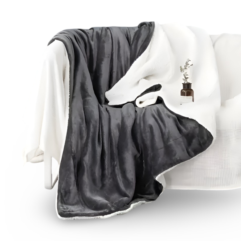 Fleecy Plaid - Dicke & Flauschige Flanell Sherpa Fleece Blanket