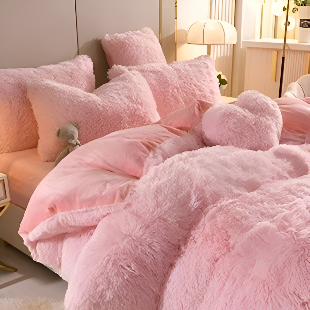 FlufFur - Bettwäsche - Ultra flauschiges Fleece Bettwäsche