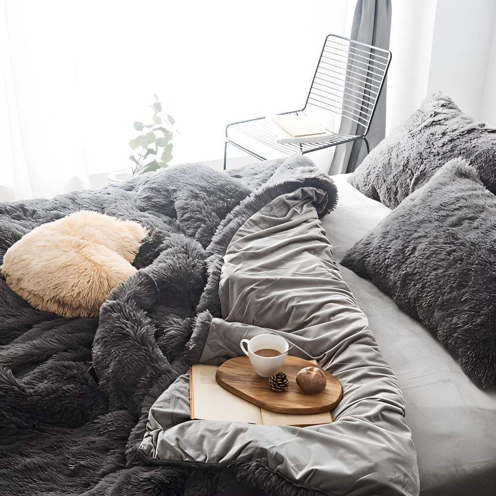 FlufFur - Bettwäsche - Ultra flauschiges Fleece Bettwäsche