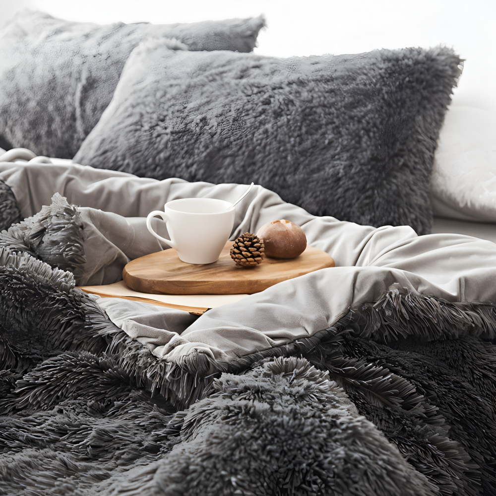 FlufFur - Bettwäsche - Ultra flauschiges Fleece Bettwäsche