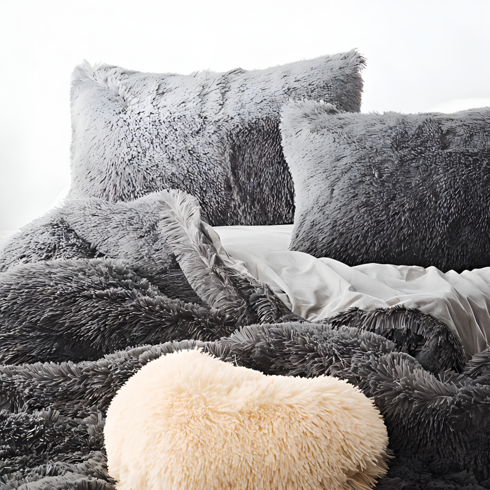 FlufFur - Bettwäsche - Ultra flauschiges Fleece Bettwäsche