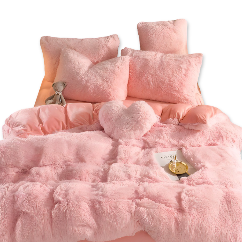 FlufFur - Bettwäsche - Ultra flauschiges Fleece Bettwäsche