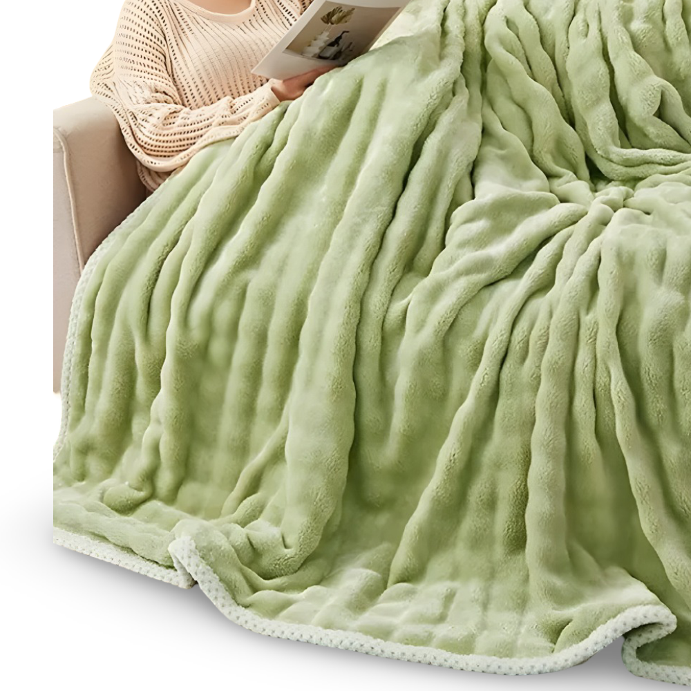 Fluffy - Plush Kuscheldecke aus Polyester 100x150–200x230 cm