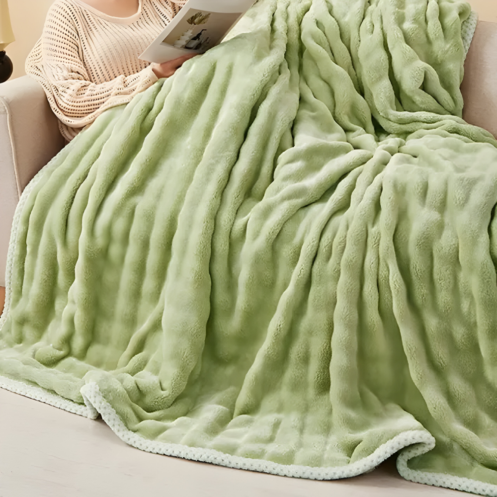 Fluffy - Plush Kuscheldecke aus Polyester 100x150–200x230 cm