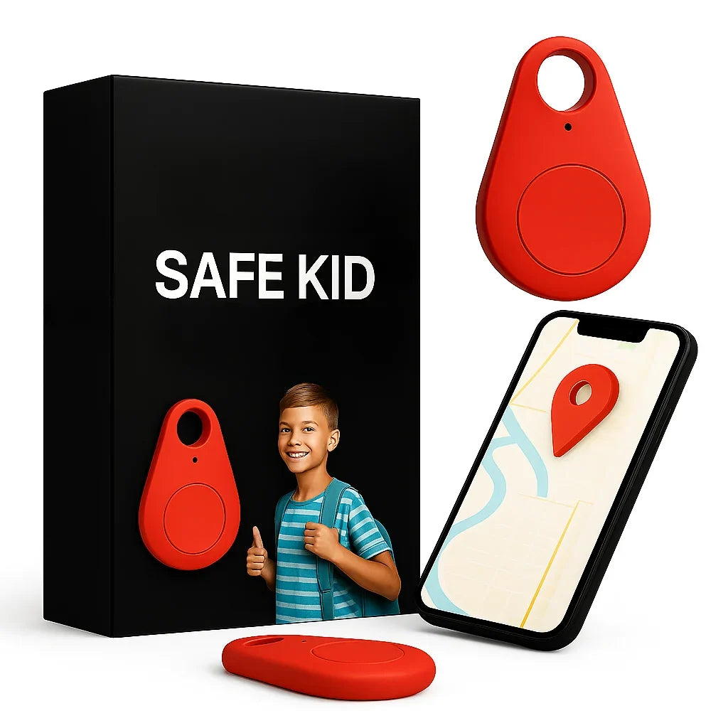 SafeKid – Kinder-Tracker mit App-Ortung – Rot