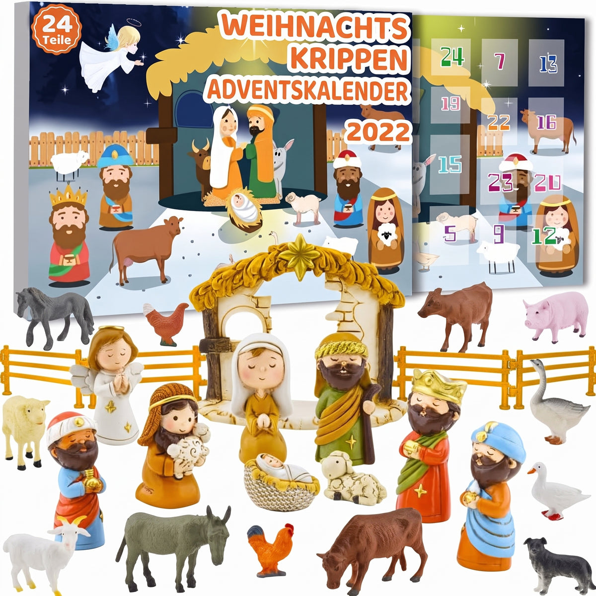 Figurmas - Adventskalender mit 24 Figuren