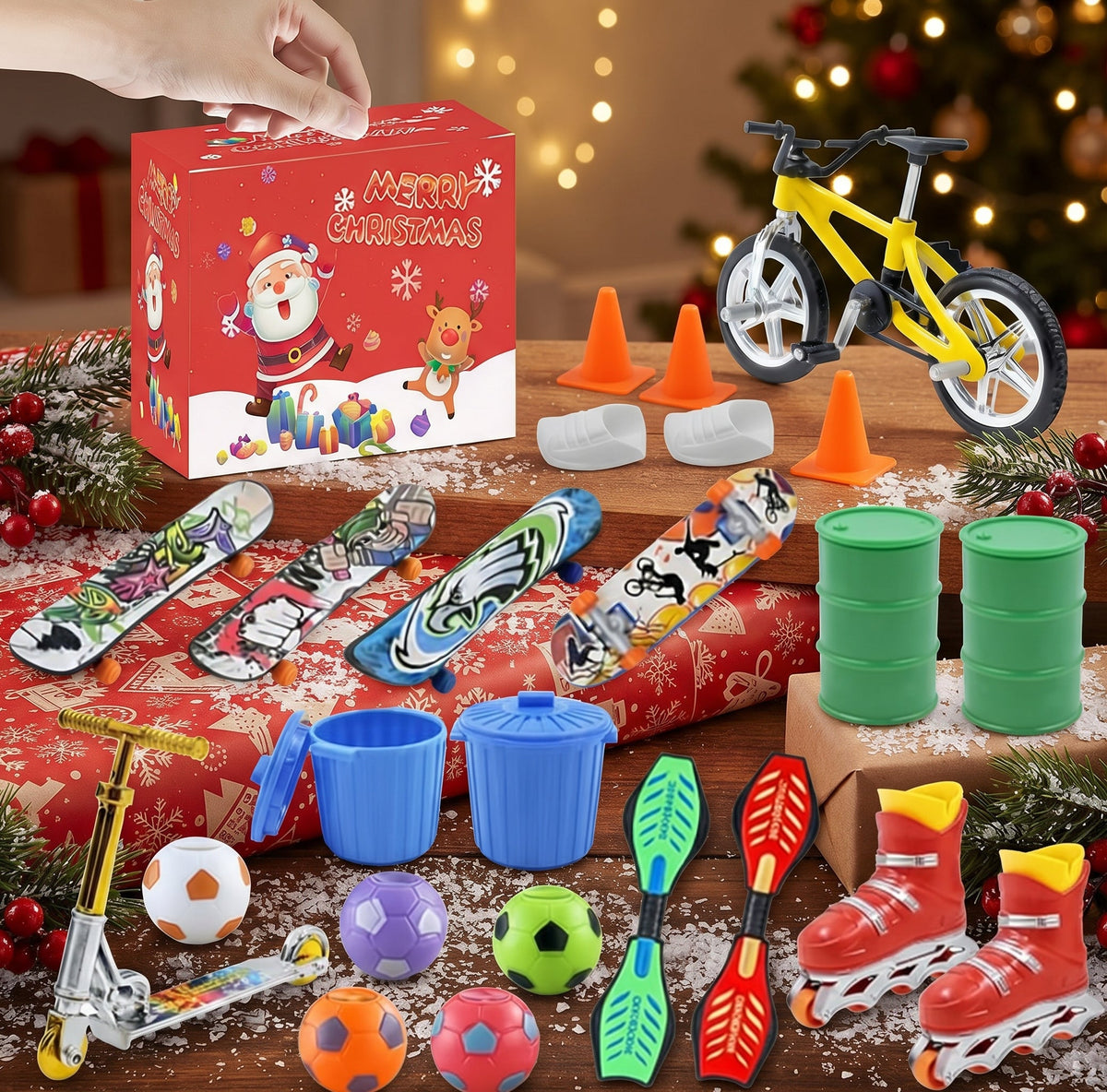 FidgetToy - Adventskalender gefüllt mit 24 Fidget-Spielzeugen
