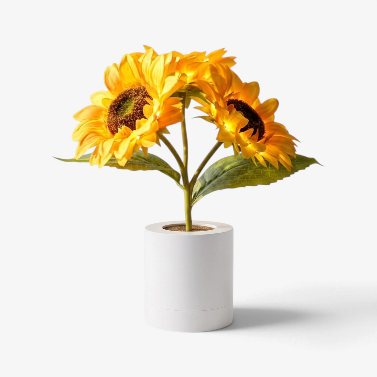 Sunbluma – Tischlampe mit 3D-Sonnenblumendesign und LED-Licht