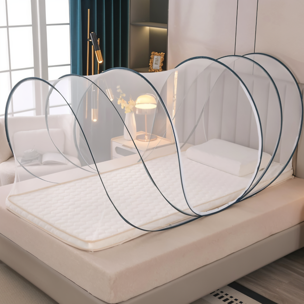 GlamNet - altbares rundes Moskitonetz 190x90x90 cm