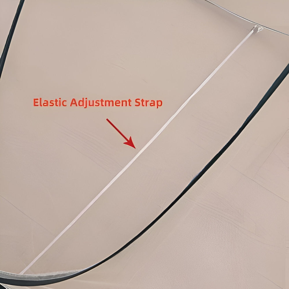 GlamNet - altbares rundes Moskitonetz 190x90x90 cm