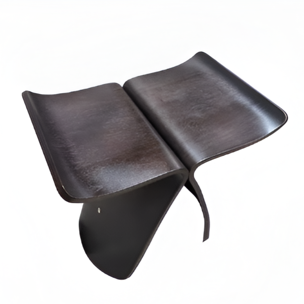 Holzhocker - Massivholz 42x30x38 cm