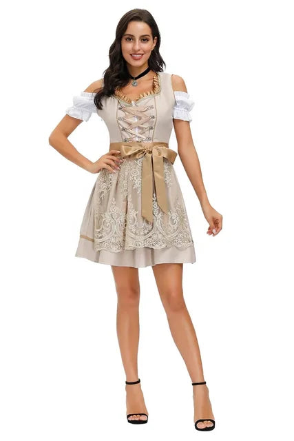 Bayerisches Dirndlkleid für Damen mit Spitzen