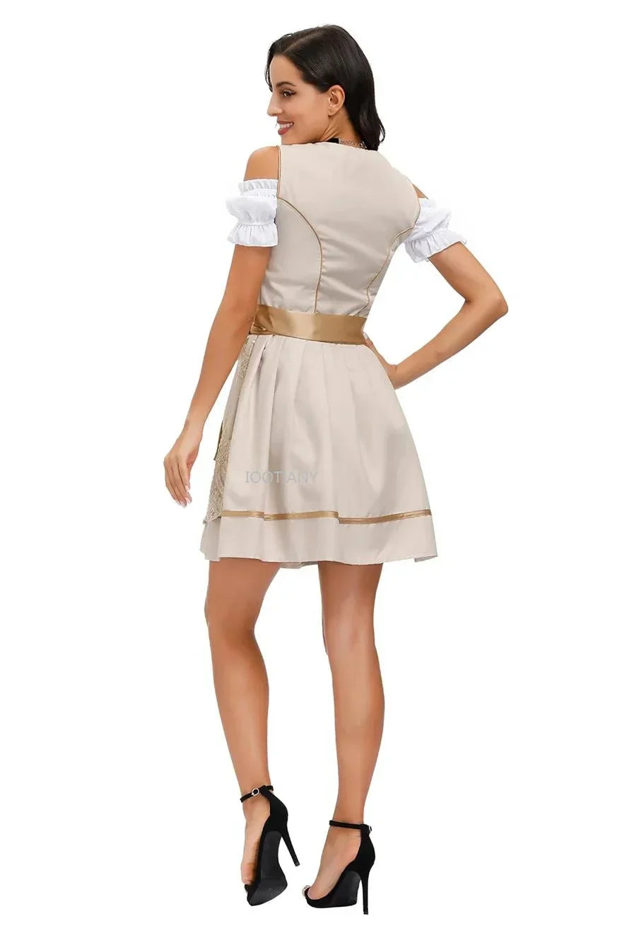 Bayerisches Dirndlkleid für Damen mit Spitzen