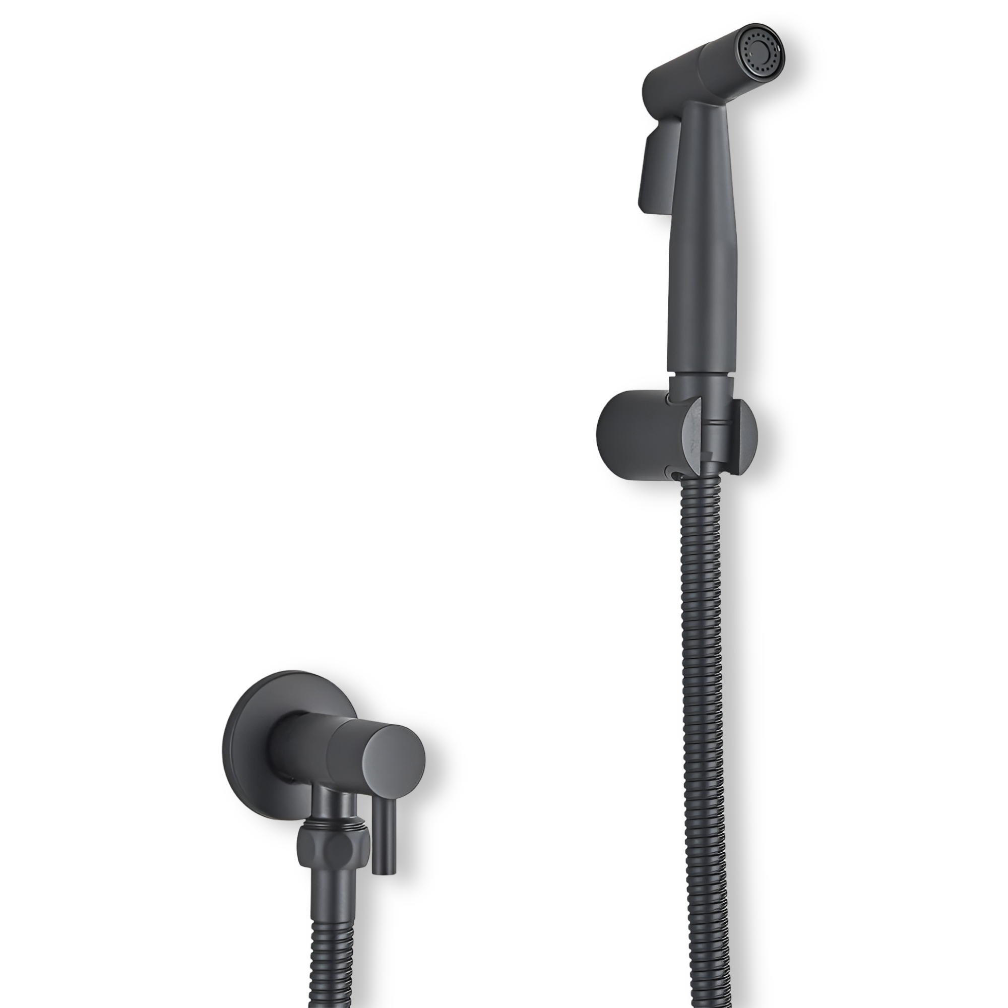 AquaGleam - Edelstahl Bidet-Sprühkopf mit Wandhalterung