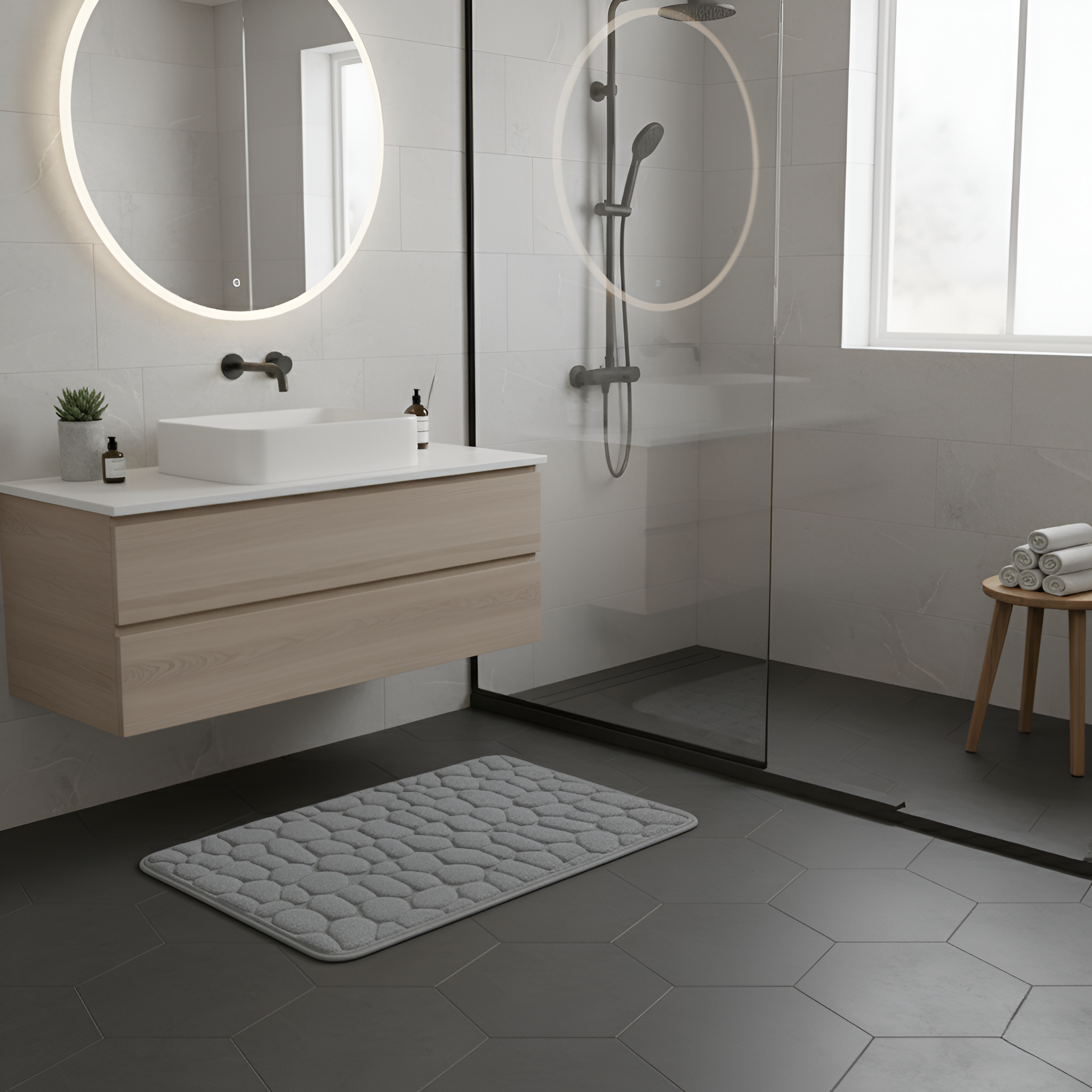 Luxuriöse Rutschfeste Duschmatte für Ultimative Sicherheit im Bad
