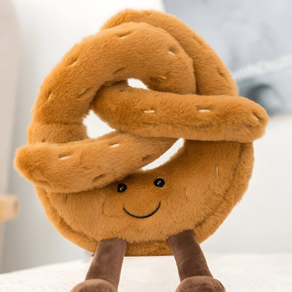 Gemütliches Backwaren Themen Plüschkissen für die Wohnkultur