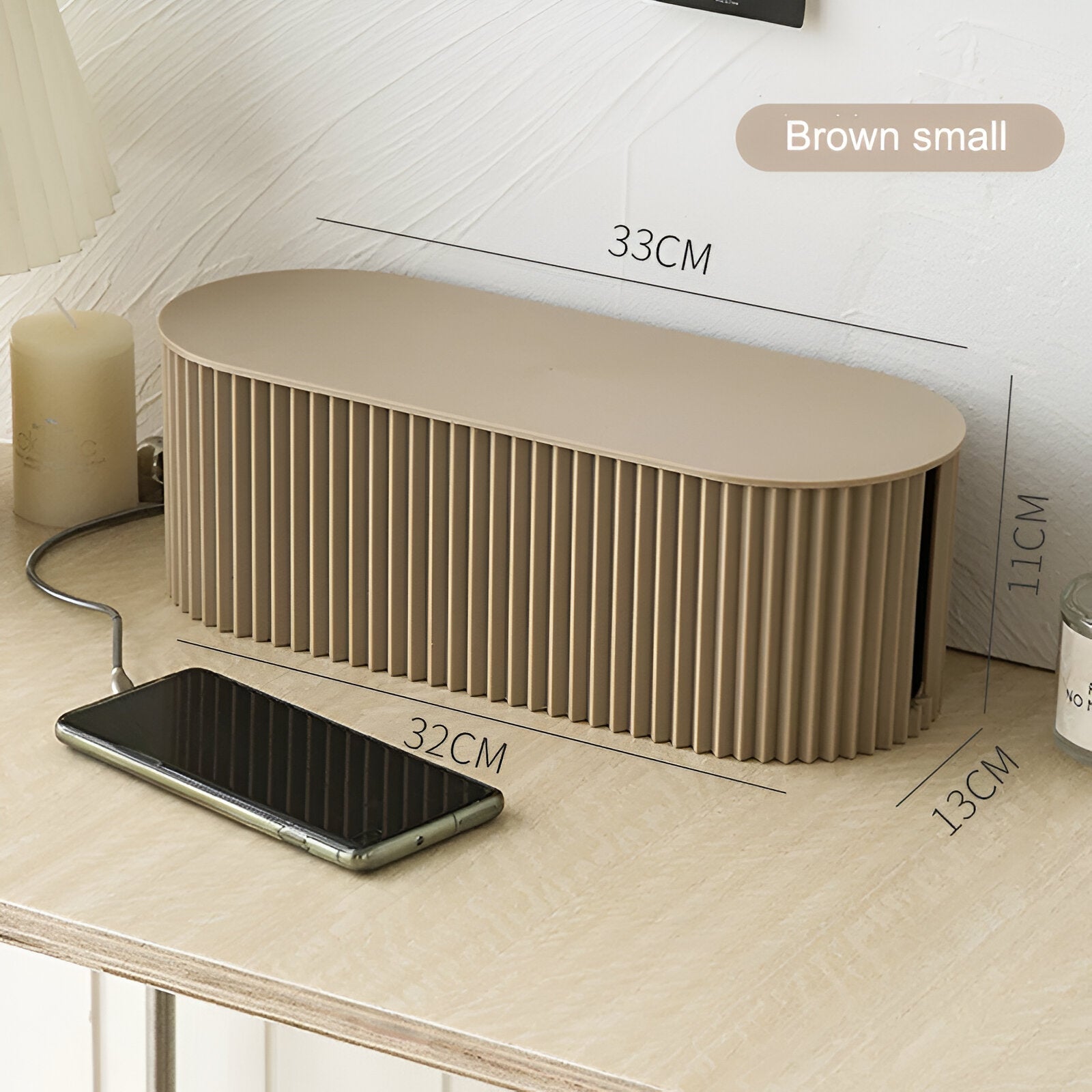 Hid Kabelbox - Minimalistische Macaron Aufbewahrung - Ladegerät und Kabel Organizer