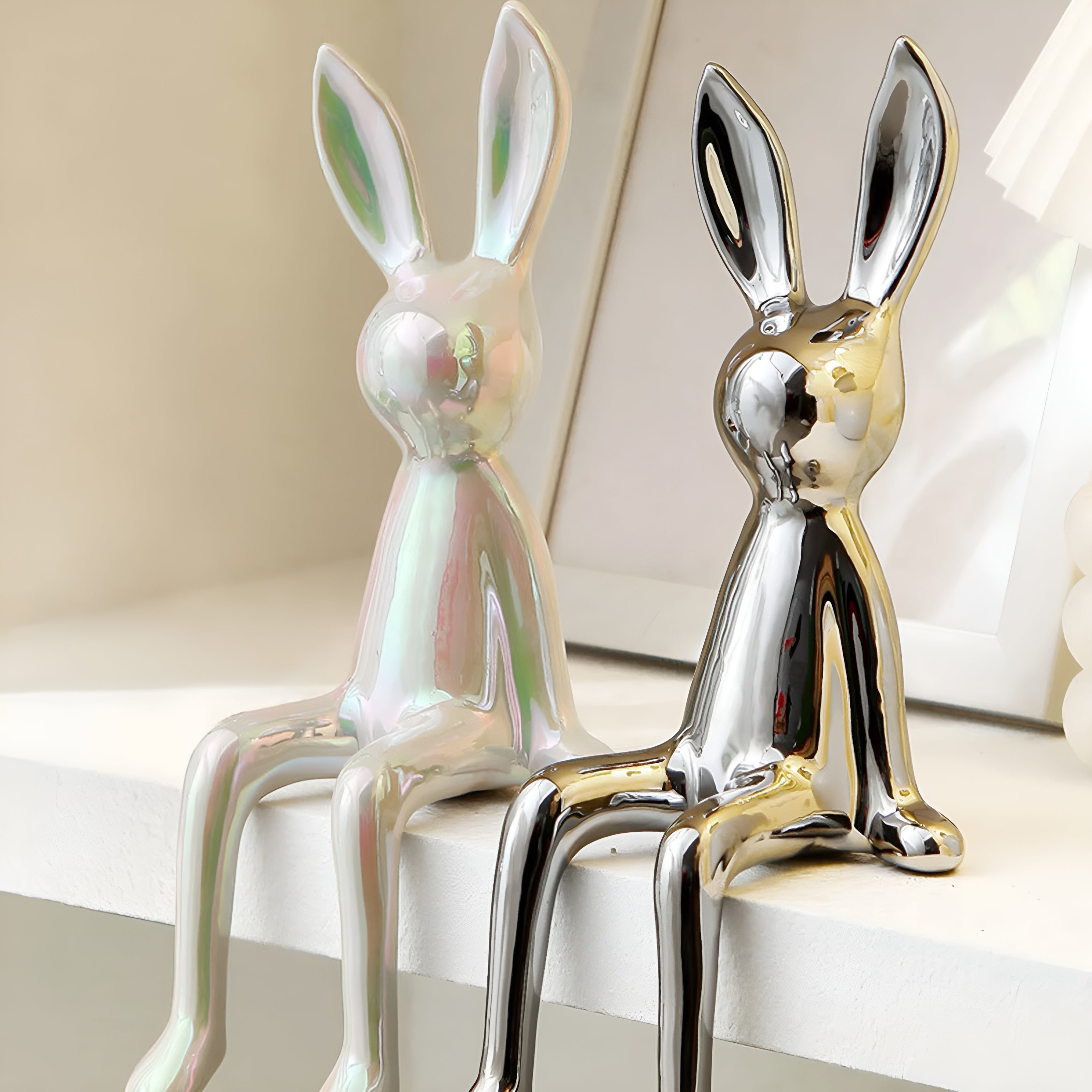 Kaninchen - Keramik Kaninchen - Kaninchen Statue aus Keramik