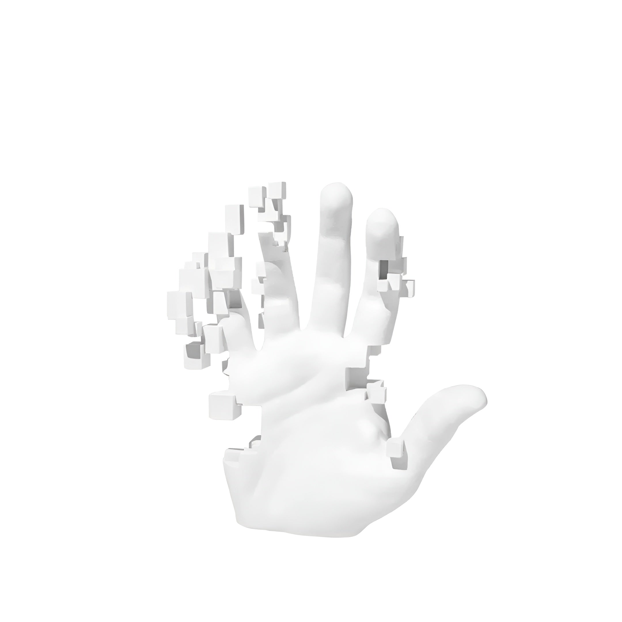Mosaik-Hand - Statue aus Harz