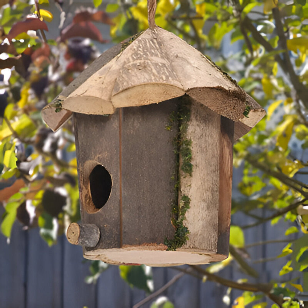 Holzvogelhaus - Natürlicher Holzvogelhaus -Kolibri-Nest