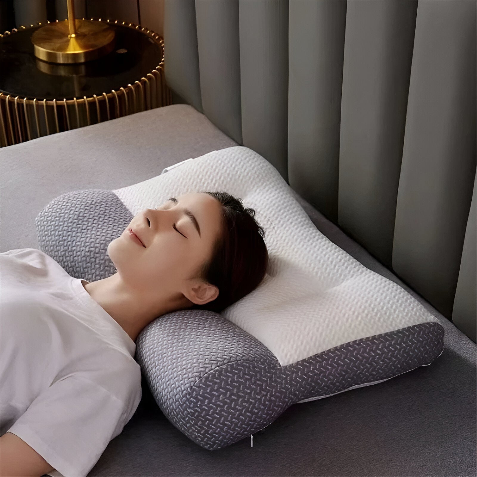 PolyePlush - Ergonomisches Nackenkissen für entspannten