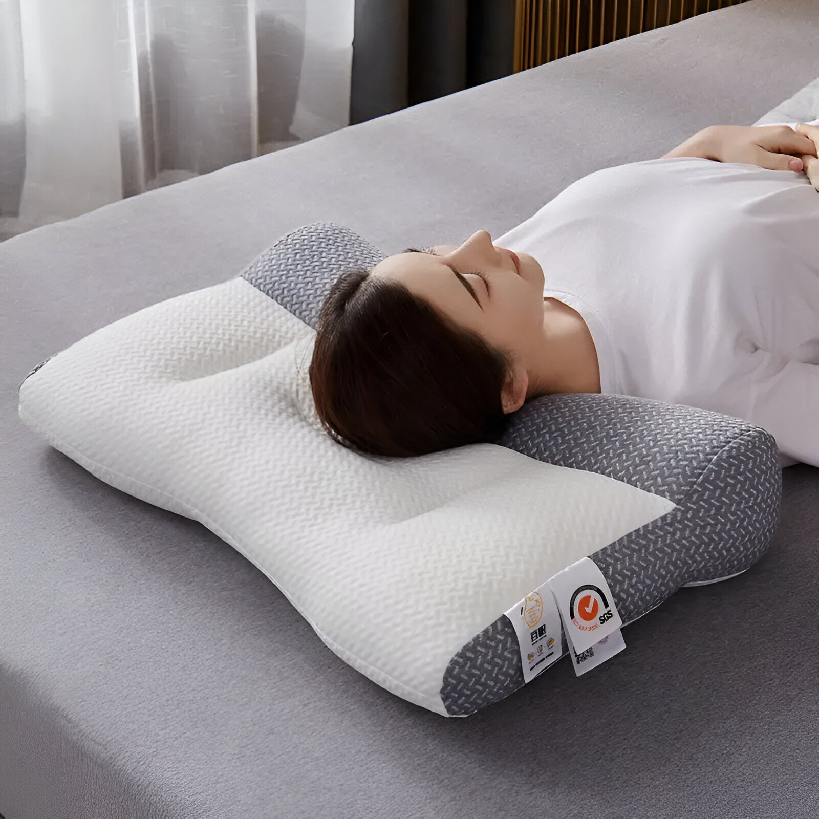 PolyePlush - Ergonomisches Nackenkissen für entspannten