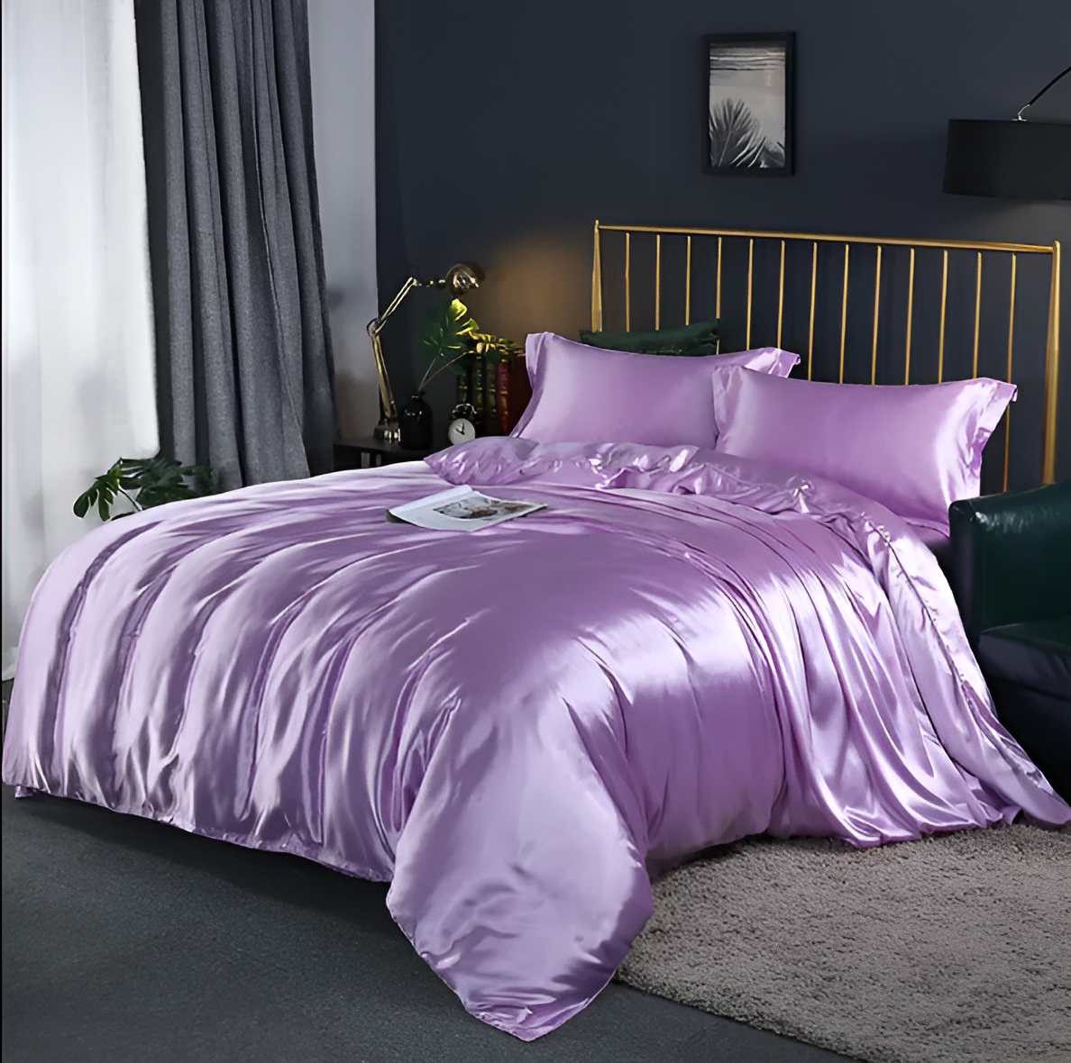 Luxe - Silk - Bettbezug-Set aus Maulbeerseide & Ice Silk