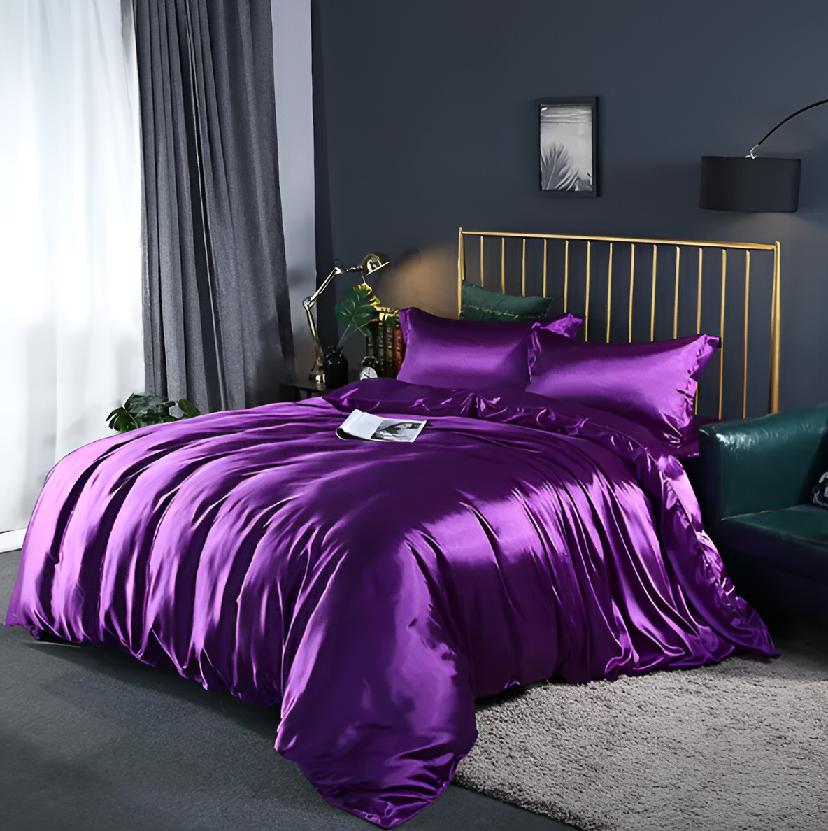 Luxe - Silk - Bettbezug-Set aus Maulbeerseide & Ice Silk