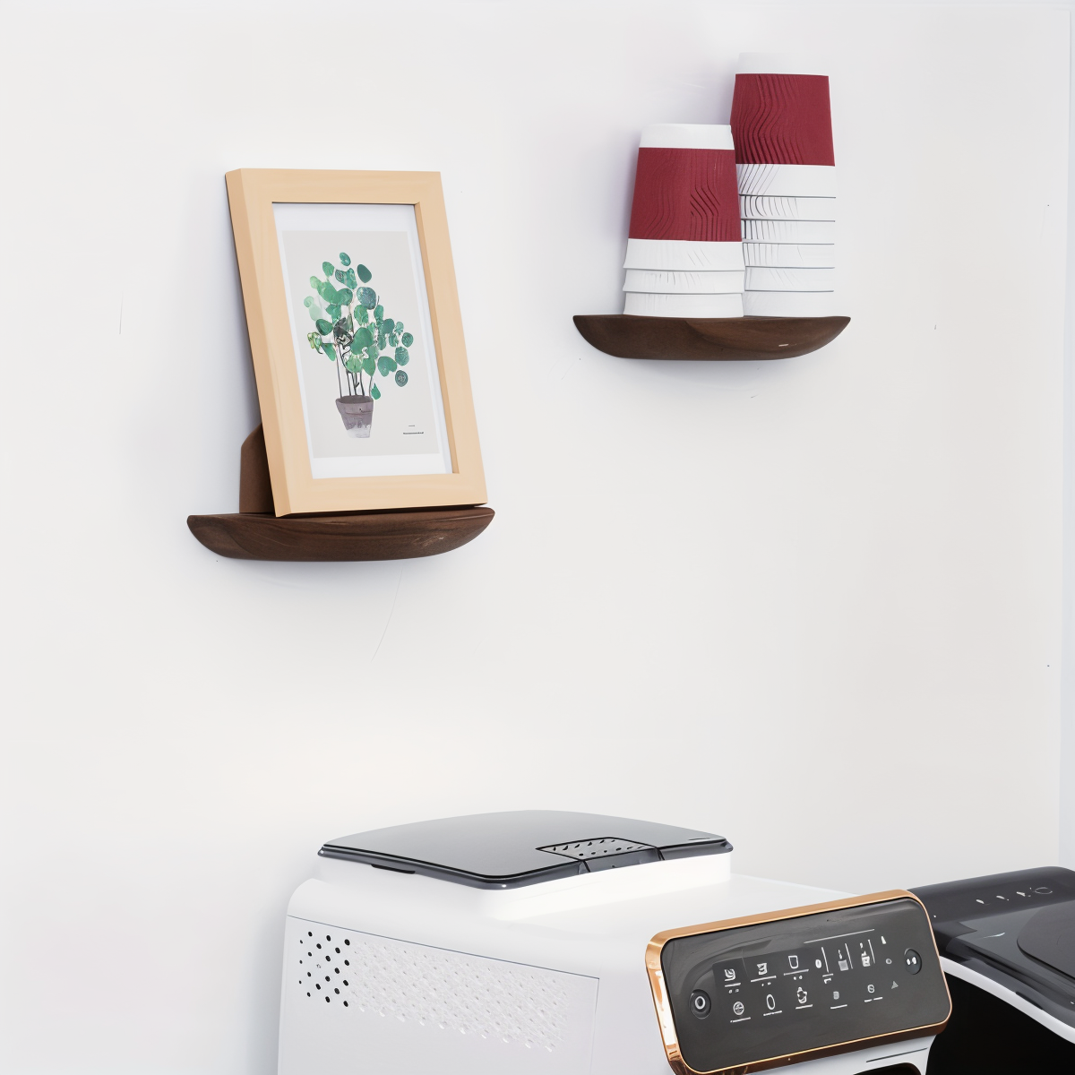 SemiCirc Regal - Ästhetisches Holzregal Wand