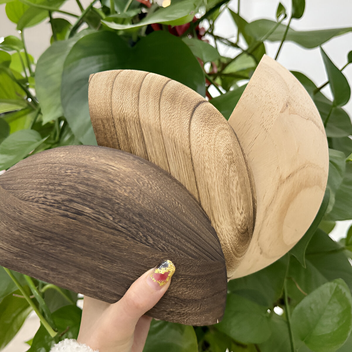 SemiCirc Regal - Ästhetisches Holzregal Wand