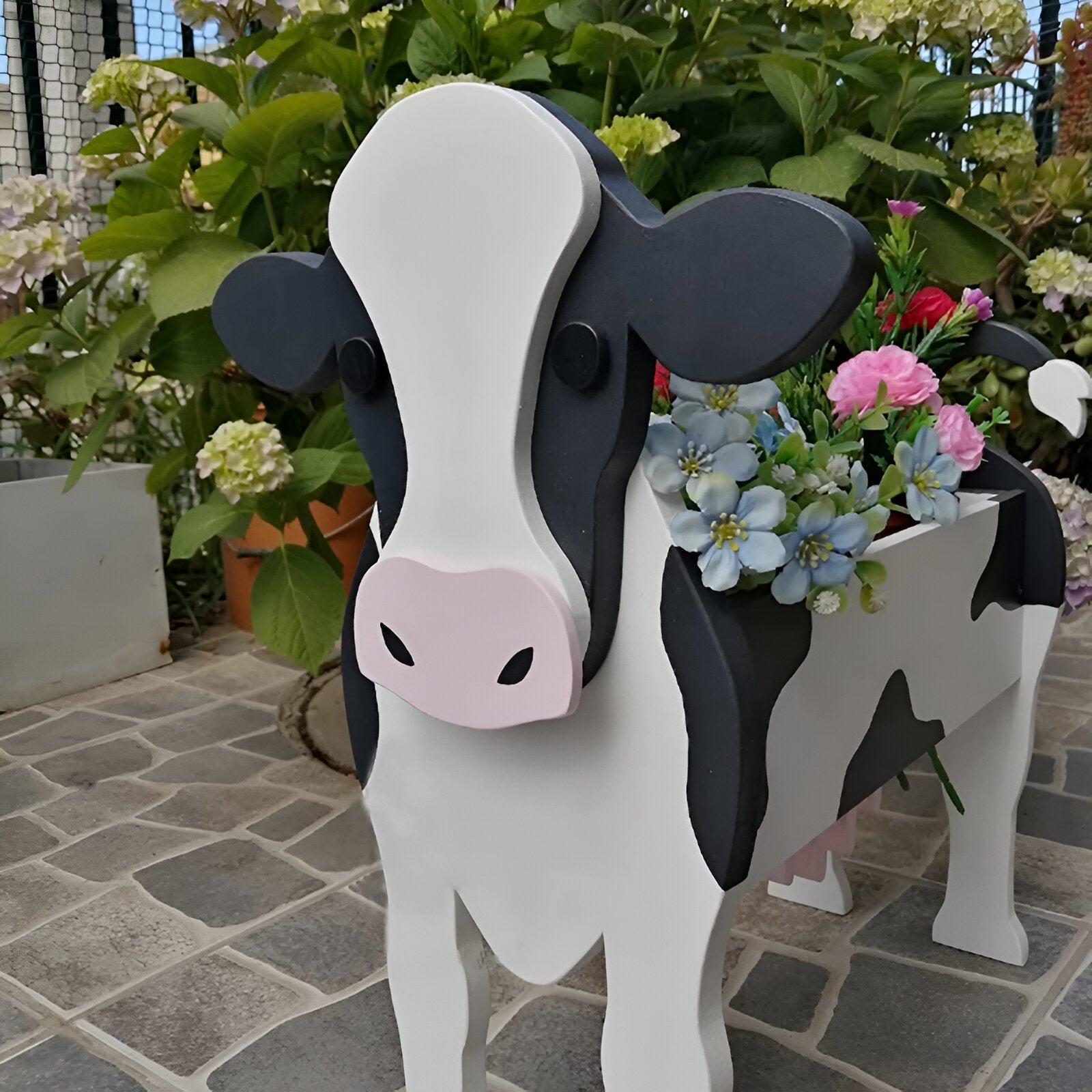 Tier-Blumentopf - Kuh Pflanzer 32
