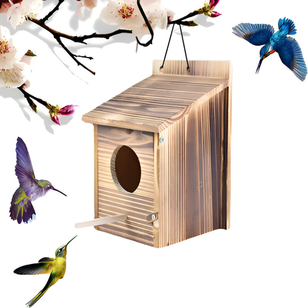 Vogelhaus - Holz wetterfest 22x15 cm