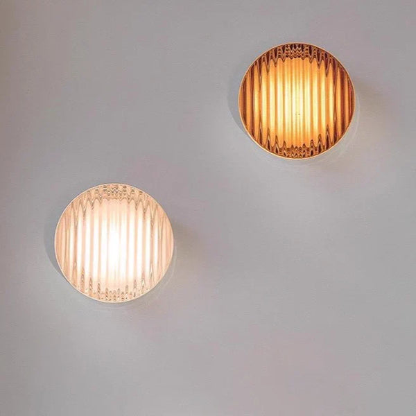 Flanca - Moderne runde LED-Wandleuchte für den Innen- und