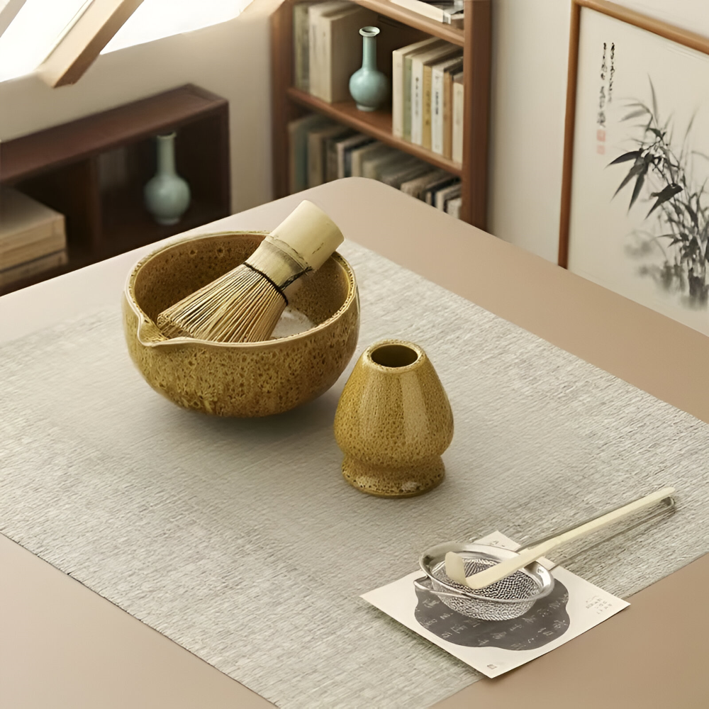 Matcha - Tee-Set 5-teilig mit Keramikschale 14 cm