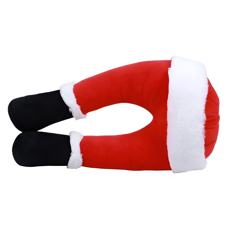 Kickin - Santa - Weihnachtsbaumschmuck Santa-Plüschbeine