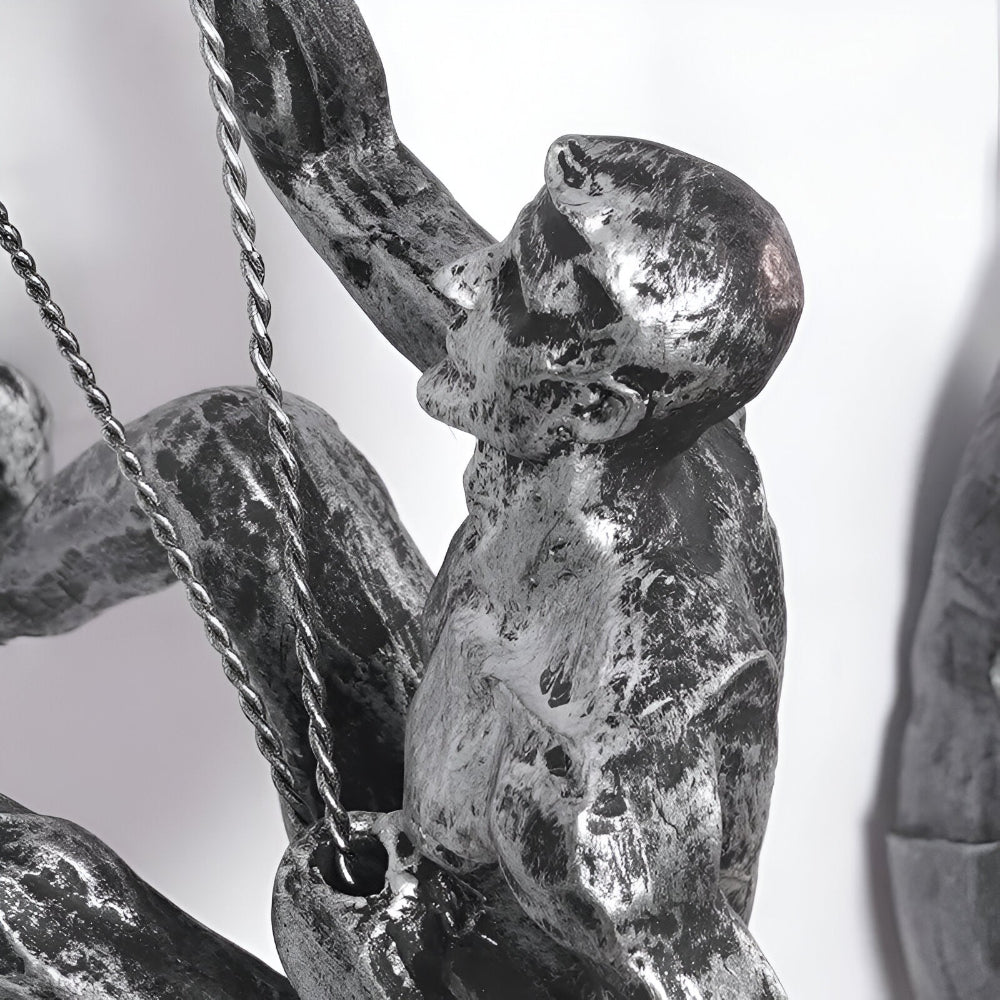 Kreatives Wandkunst Set - Kletternder Mann Dekor Ornament für Einzigartige Wohnästhetik
