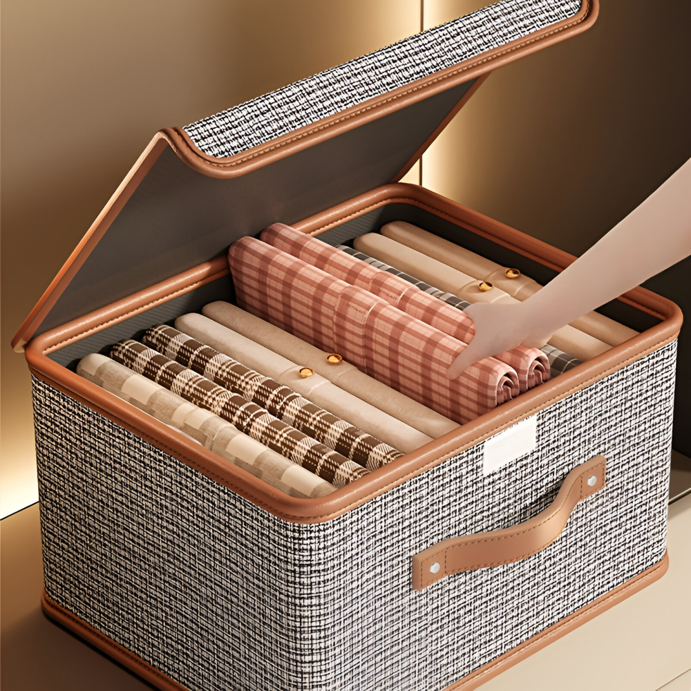 Aufbewahrungsbox - Deckel bis 54L aus Stoff