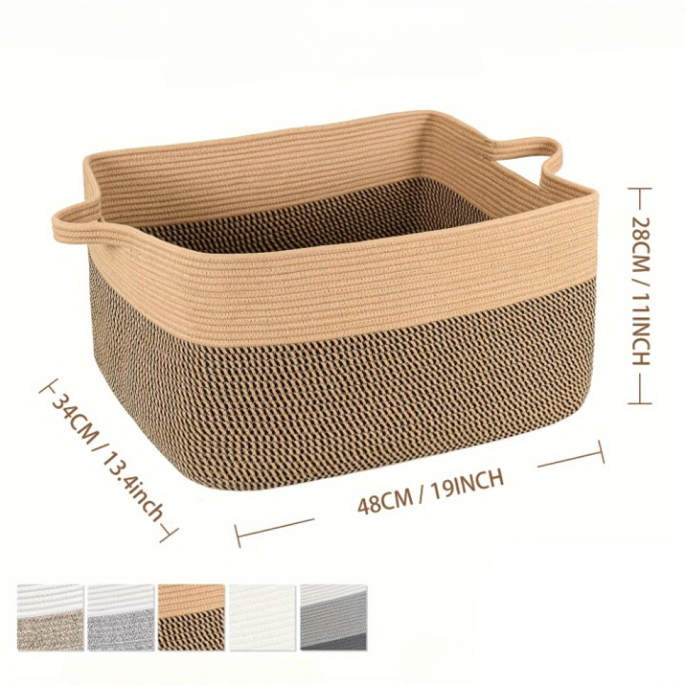 Textil - Aufbewahrungskorb 45L 48x34x28 cm