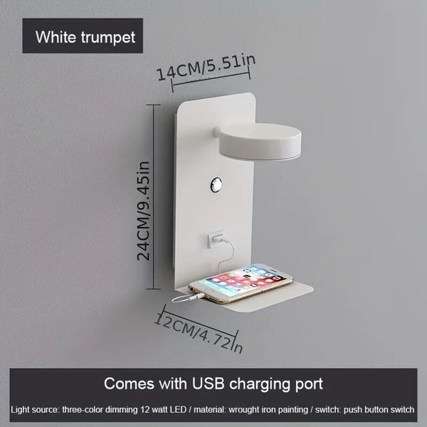Minimalistische - LED Wandleuchte Aluminium