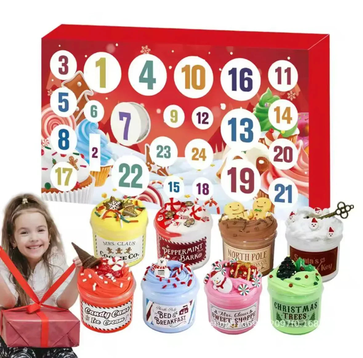 SlimeOrbit - 2026 Slime-Adventskalender mit 24 einzigartigen Slime-Behältern